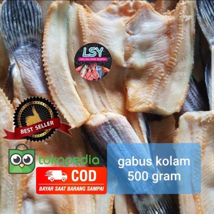

ikan asin gabus kolam 500gr