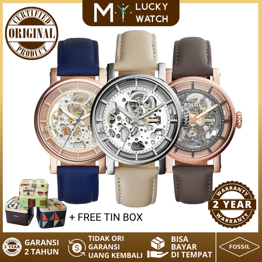 [ Original - Garansi 2 Thn ] Jam Tangan Wanita Automatic ME3069 ME3089 ME3086 Boyfriend Skeleton ME 