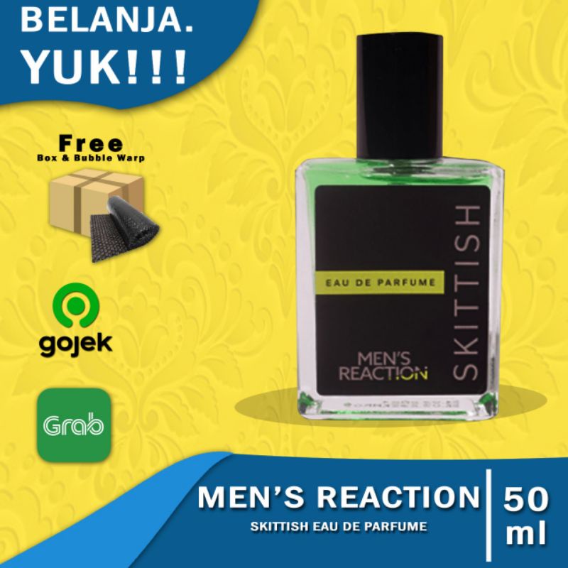 Parfum Men's Reaction Skittish Parfume Pria Dengan 3 Aroma Sekaligus
