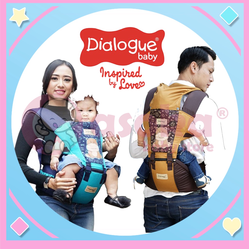 Dialogue Gendongan Bayi Hipseat Hippo Series DGG4148 ASOKA