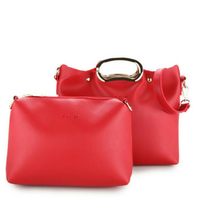 En ji palomino handbag / tas tangan merah