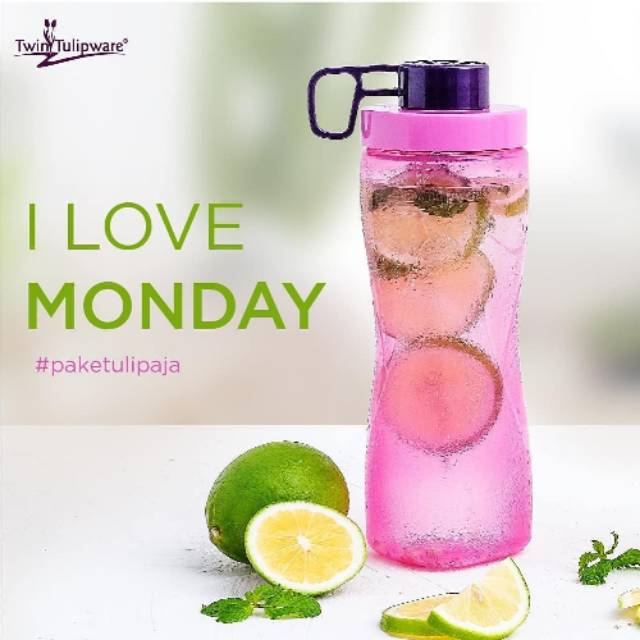 PROMO BOTOL MINUM SPLASH BOTTLE Twin tulipware