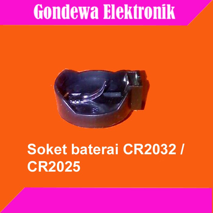 Soket baterai battery holder CR2032 / CR2025