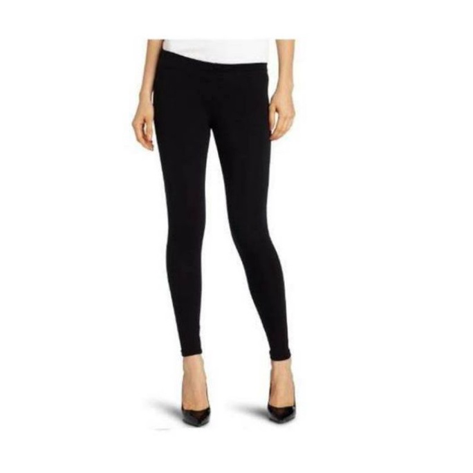 Legging dewasa polos hitam/bahan katun spandek melar/allsize m-xl-4