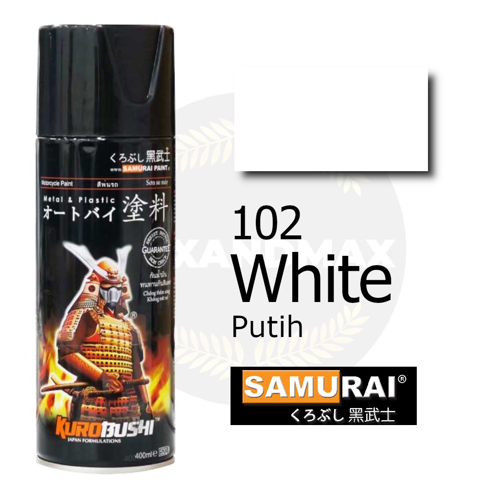 Samurai Paint White 102 Putih 400 ml - Cat Semprot