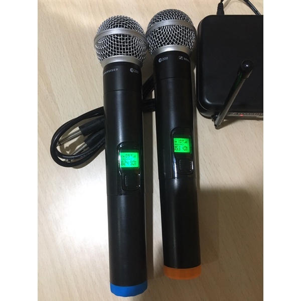 MICROPHONE WIRELESS DOUBLE 2 MIC TANPA KABEL SENNHEISER E200