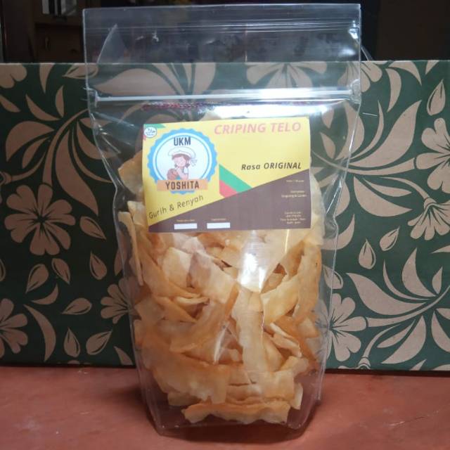 

Kripik telo pedas 100gram