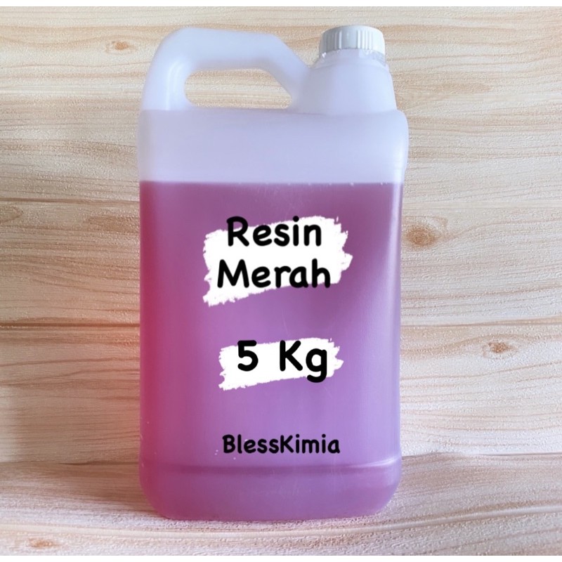 RESIN MERAH 5KG-FIBERGLASS-RESIN MERAH-RESIN 5 KG