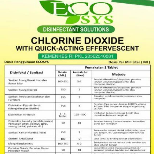 Chlorine Dioxide "Desinfektan"