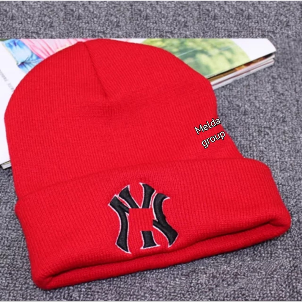 Topi Kupluk Beanie Hat NY Import Original Pria Wanita Terbaru