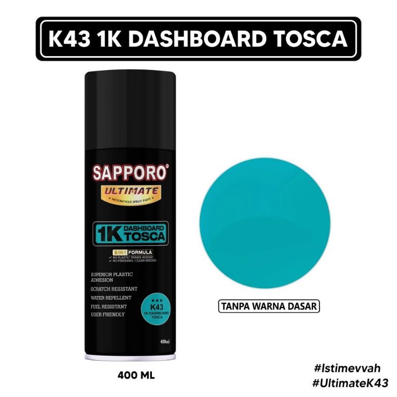 Sapporo Ultimate K43 Dashboard Tosca / cat semprot sapporo spray