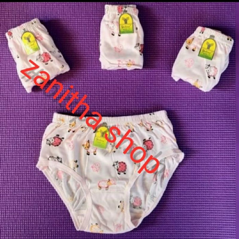 Celana dalam anak perempuan yutind sablon