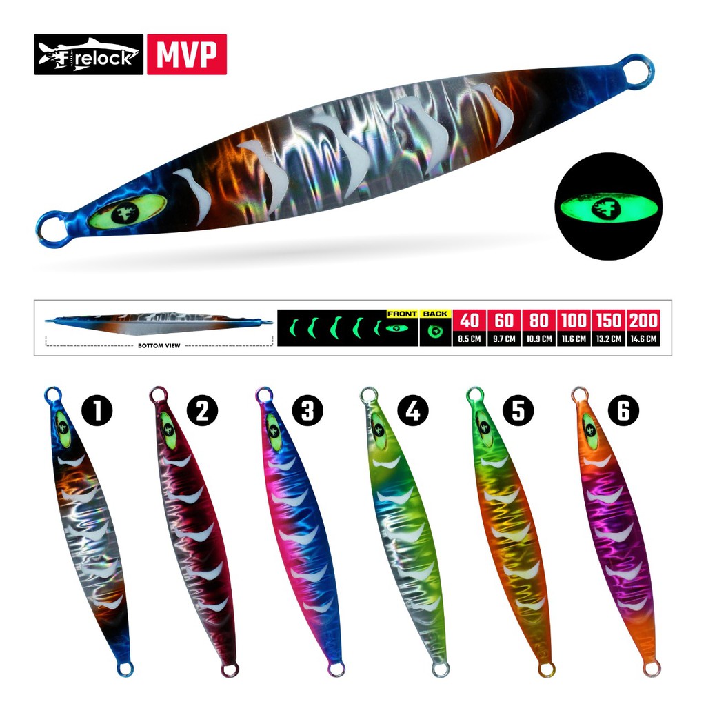 UMPAN PANCING METAL JIG FIRELOCK MVP 100gram - 150gram - 200gram