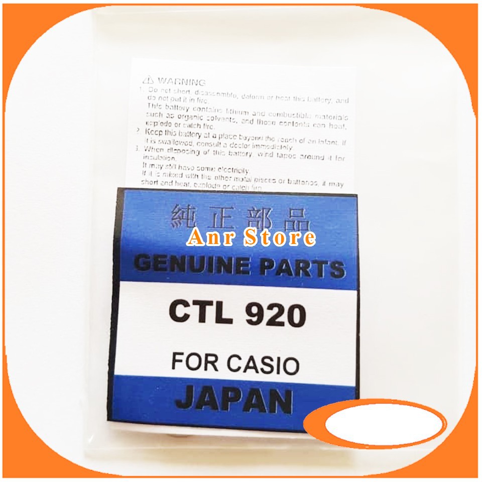 Baterai Battery Casio CTL 920 CTL920 CTL-920F Replacement