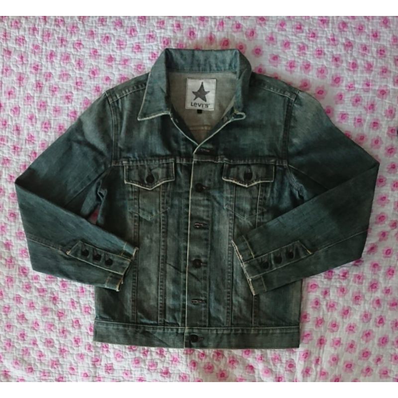 Jacket jaket jeans trucker Levi's Star ORI preloved second
