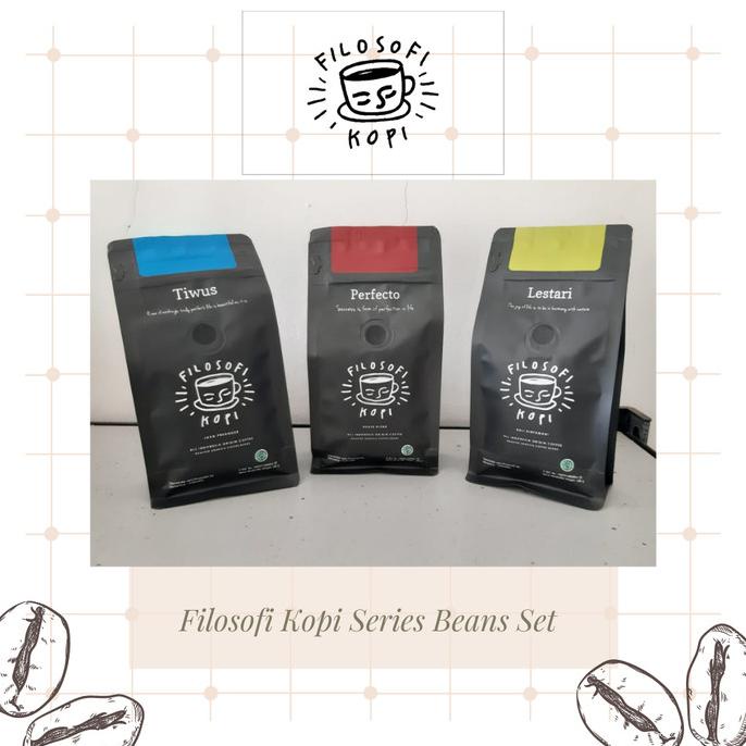 

Paket "Filosofi Kopi Series" (Tiwus, Perfecto, Lestari) Roasted Beans