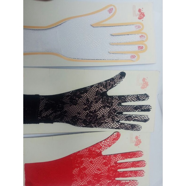 SARUNG TANGAN BRUKAT / SARUNG TANGAN PENGANTIN / SARUNG TANGAN IMPORT