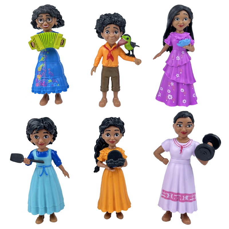 Encanto Mainan Action Figure Karakter Disney Madrigals Pico Bahan PVC Untuk Hadiah Anak