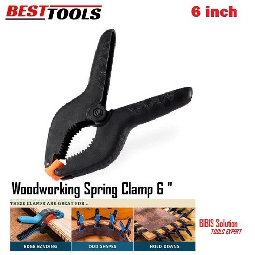 Besttools Spring Clamp 6inch Catok Klem Pegas Quick Clamping Woodworking Craft Shopee Indonesia