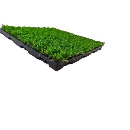 ✥ Mitra Loka Ubin Rumput Sintetis Indoor Outdoor Interlock Lantai Decking Tile Flooring Parquete Kar