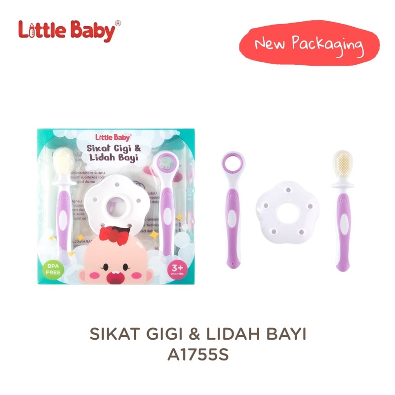 Little Baby Tooth &amp; Tongue Brush / Sikat Gigi &amp; Lidah Bayi Little Baby