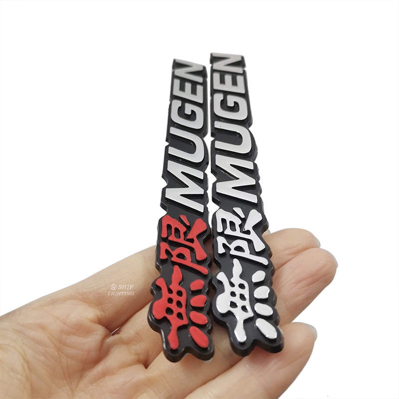 1pc Stiker Emblem Logo MUGEN Bahan ABS Untuk Dekorasi Mobil HONDA MUGEN