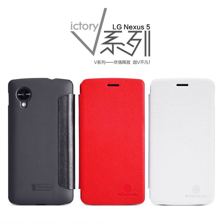 Nillkin Victory Leather Case Flip Cover LG Nexus 5