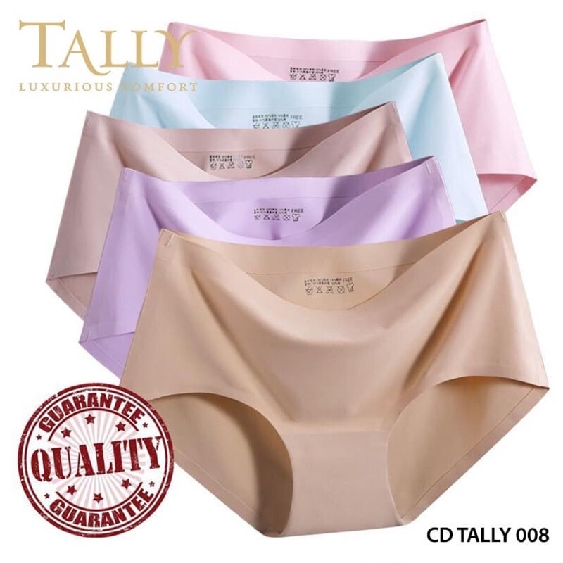 CD CELANA DALAM TALLY WANITA SEAMLESS FIT TO M-XXL ANTI NYEPLAK paket isi 3pcs