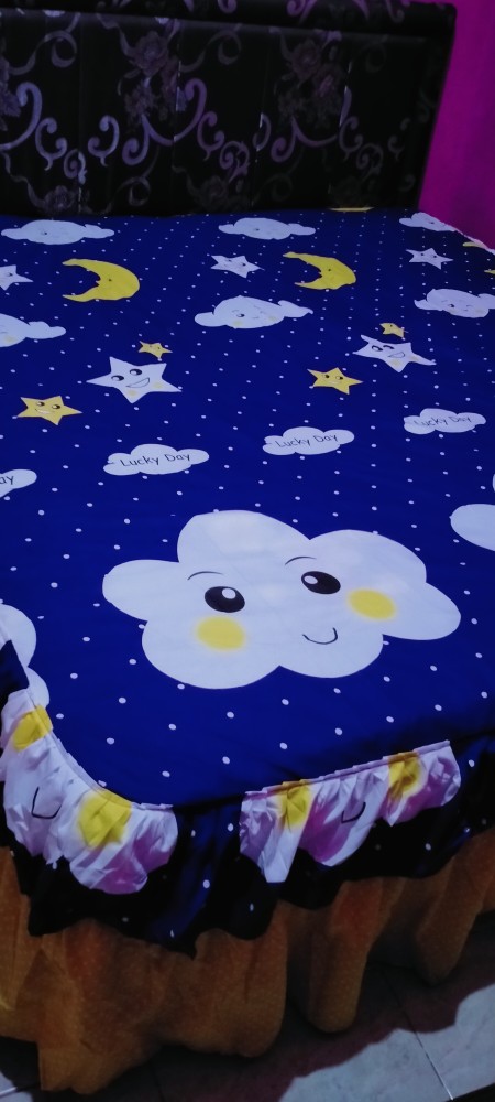 Sprei Rumbai Susun Homemade