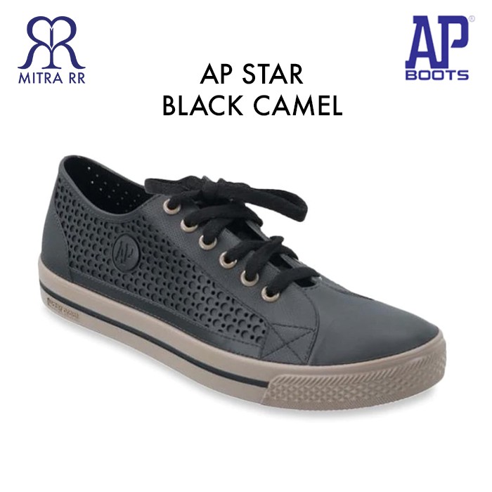 MitraRR Sepatu Kets ApStar AP STAR AP Boots Full Black Hitam Navy White Camel Coklat Black White