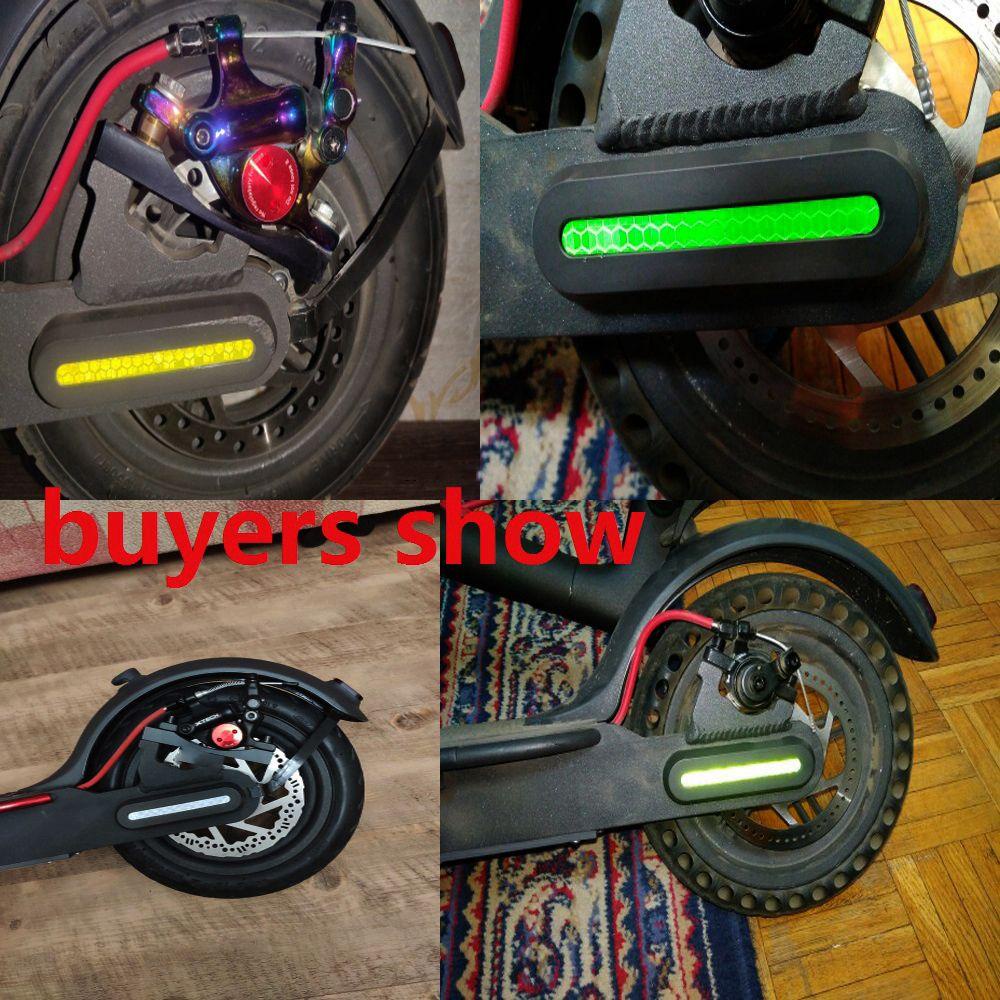 Top Stiker Skuter Elektrik Kualitas Tinggi Keselamatan Malam Berkendara Bersepeda Aksesoris M365 M365Pro Reflektor