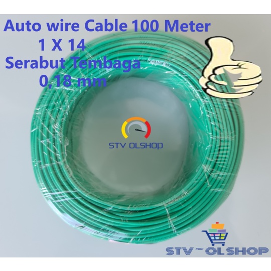 Kabel Serabut 1X14 Sempurna 0,18mm 100 mtr / Auto Ware Cable