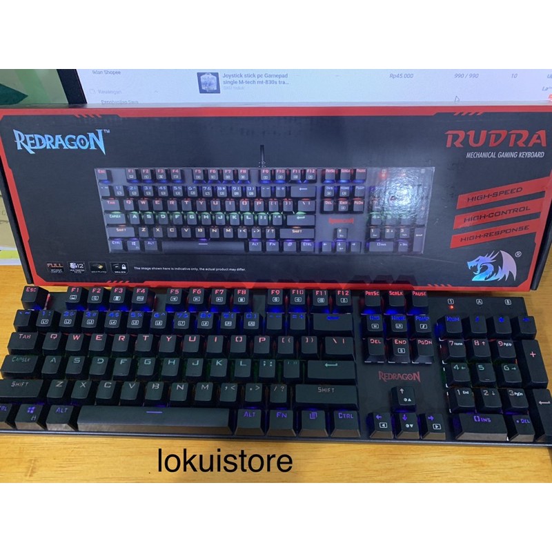 Keyboard gaming REDRAGON RUDRA K-556 mechanical redragon rudra gaming