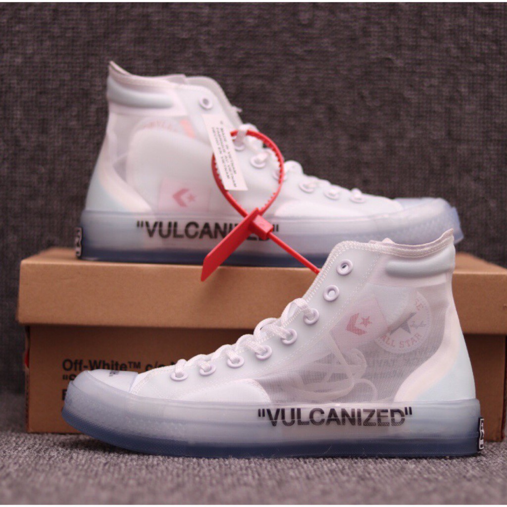 Sepatu Converse Off-White x Chuck Taylor All Star 1970s pria wanita kasual  sneakers high tops white | Shopee Indonesia