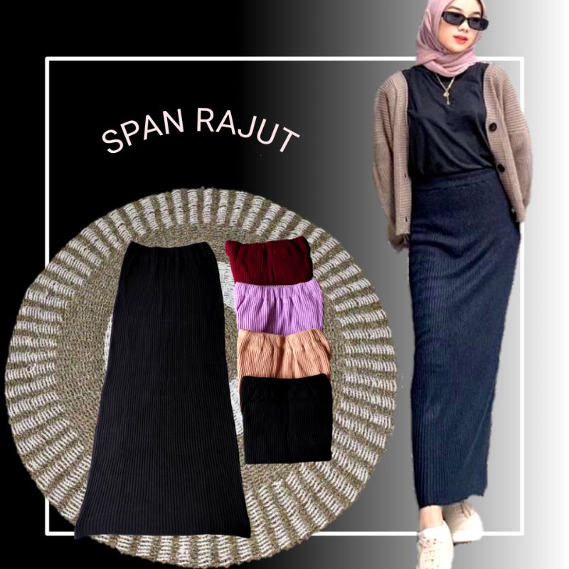 Rok Span Panjang Scuba / Rok Panjang Wanita / Rok Kantor / Fashion Wanita