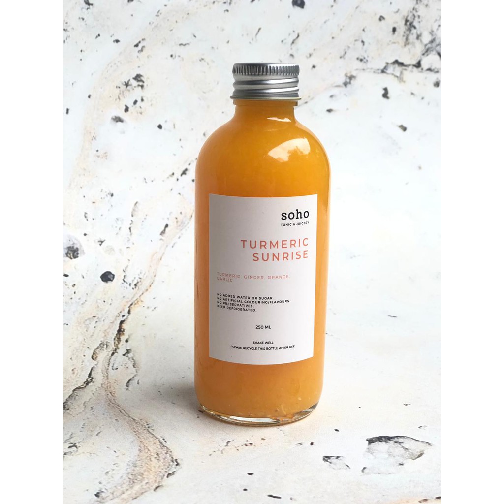 

Turmeric Sunrise (Jeruk, Kunyit, Jahe)