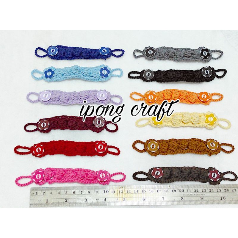 Konektor Masker Anak, Konektor Rajut Mini /Konektor Rajutan