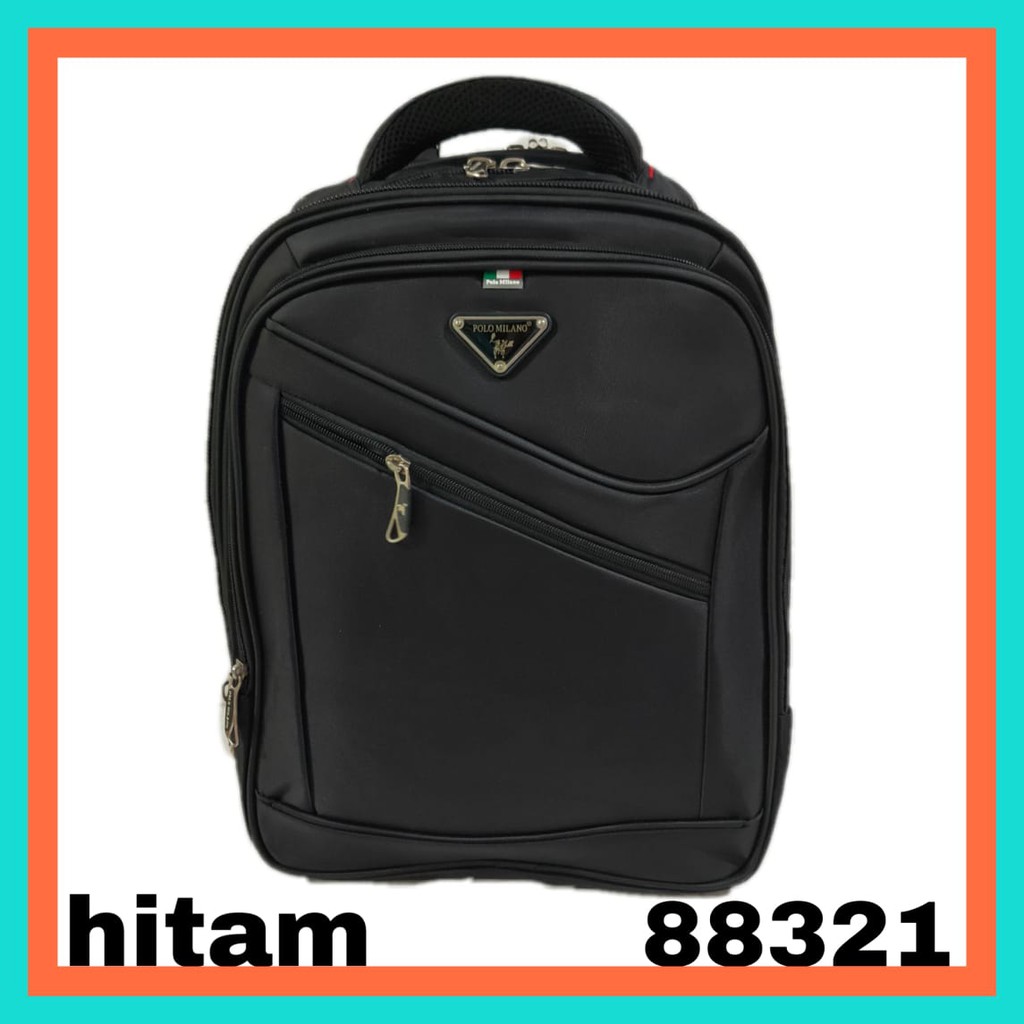 TAS RANSEL LAPTOP Tas Pria POLO MILANO 88321 - RANSEL SEKOLAH PRIA / WANITA MULTIFUNGSI ANTI AIR MURAH BANGET