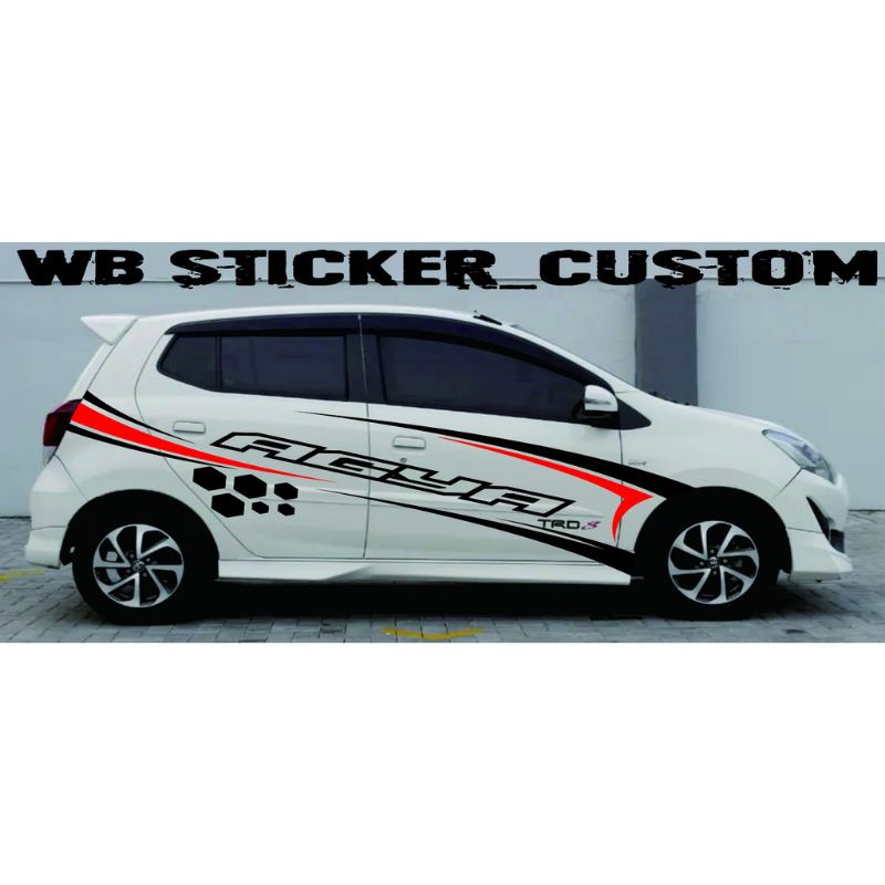 stiker cutting stiker mobil variansi body samping bobil decal stiker body samping terkeren