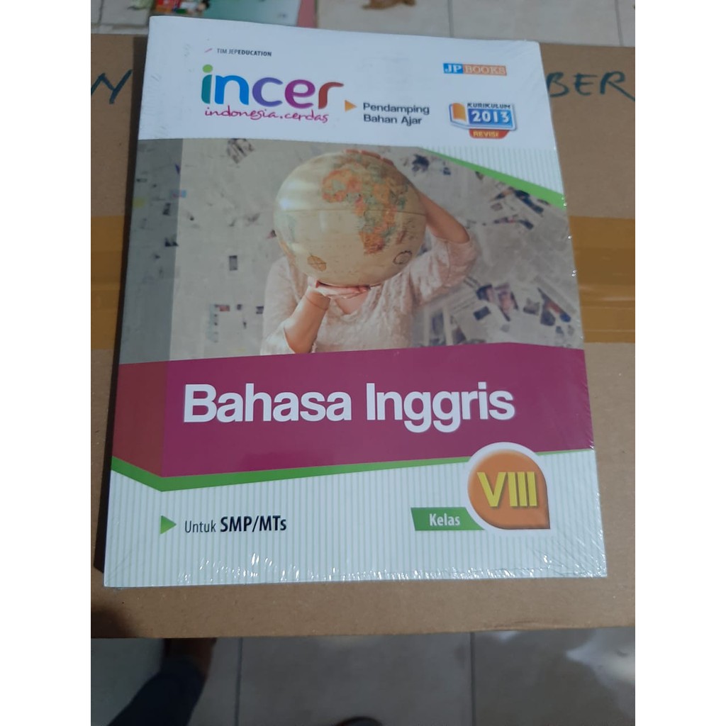  Buku  LKS Bahasa  Inggris  SMP Kelas 8 INCER Shopee Indonesia