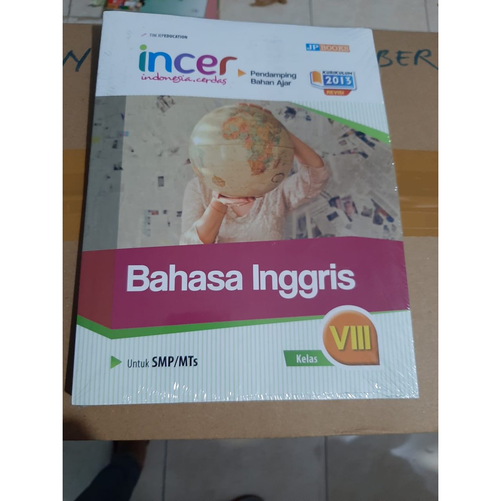  Buku  LKS Bahasa  Inggris  SMP Kelas  8 INCER Shopee Indonesia