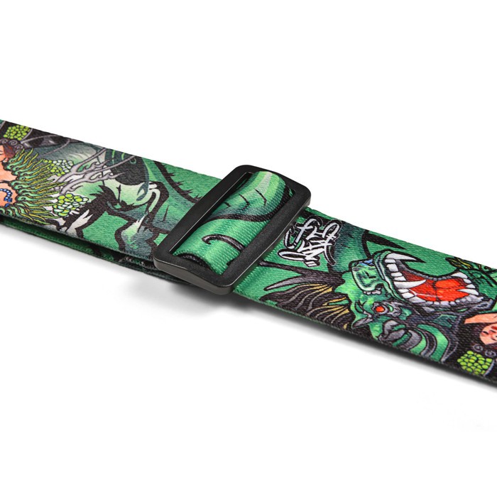 Amumu PC03P-GN Strap Gitar motif Dragon Girl