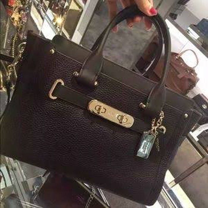 SUPER PROMO Coach swagger 27 black GHW