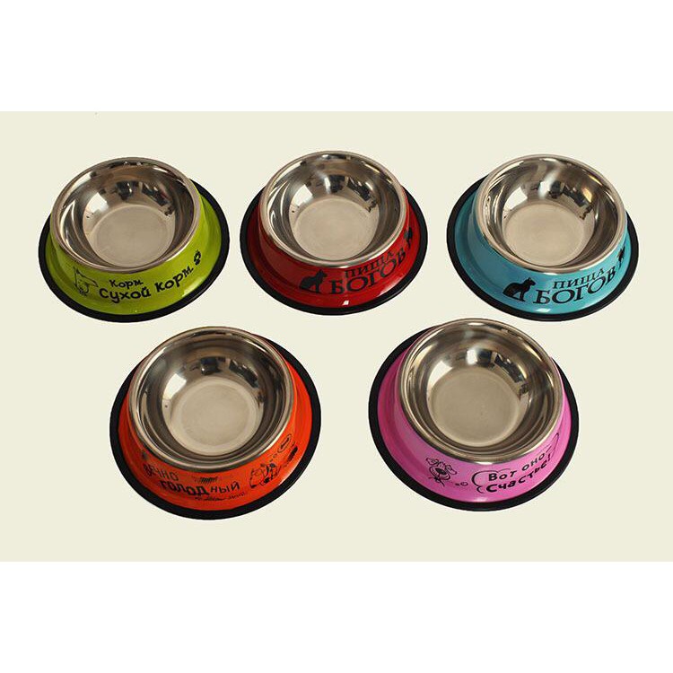 Tempat Makan dan Minum Anjing/Kucing Stainless Steel