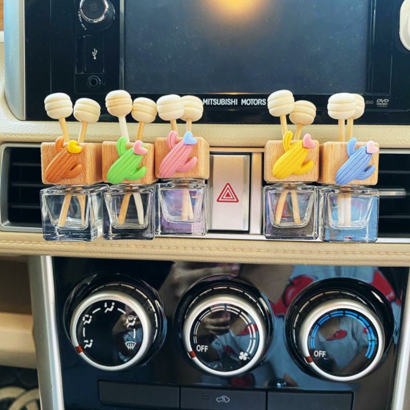 PARFUM KLIP // ruangan Mobil jepit klip AC pewangi airfreshener kaktus