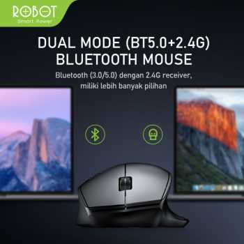 Robot M350 Mouse Bluetooth Wireless 2.4G Multi Mode Silent