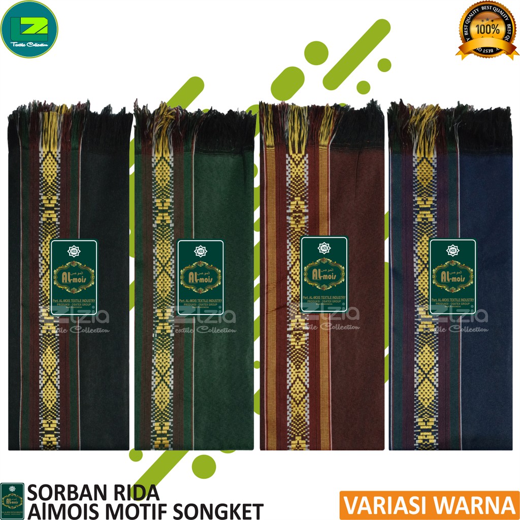 SORBAN MURAH SORBAN RIDA ALMOIS PANJANG 135x90 CM