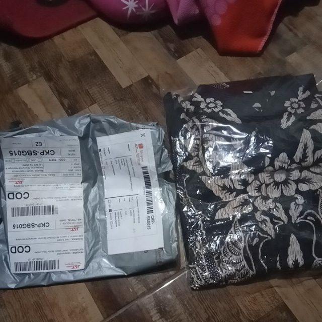Bswart Batik Hrb026 Kenongo Hem Panjang Padi Pekalongan M L Xl Batik Pria Murah Modern Grosir