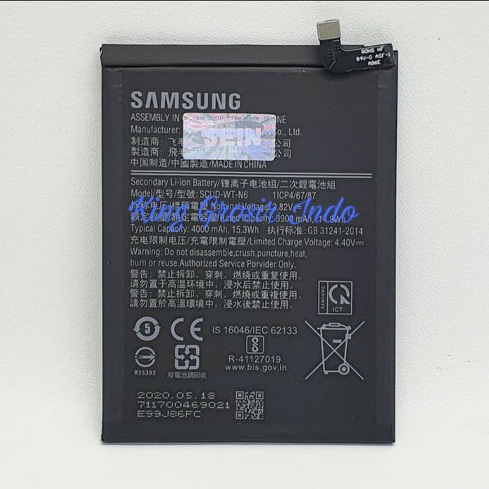 Baterai Samsung Galaxy A10S / A20S Original 100% Battery Batre