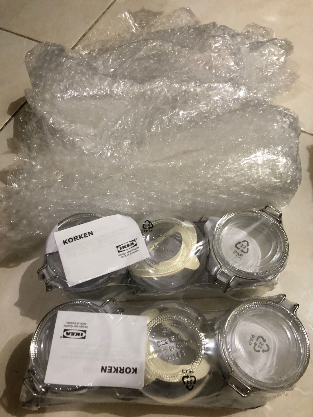 Toples Bumbu Kaca Krkn Tempat Penyimpanan Bumbu Masak 13cl Isi 3 Pcs